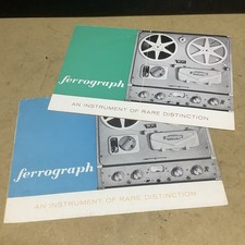 Ferrograph Series 6 Reel To Reel Brochures