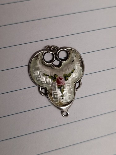 Antique silver and enamel - antique,