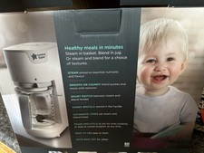 ✅ Tommee Tippee Quick Cook Baby Food Steamer and Blender - White