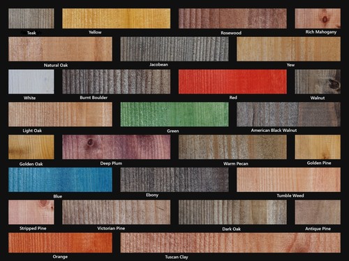 Wood dye stain - stain, colours