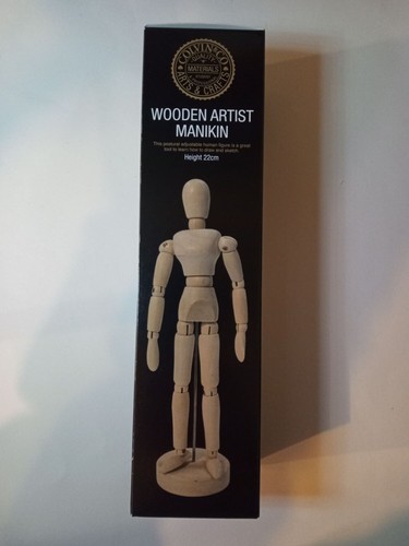 New box wooden artists - new,