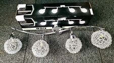 4 Way LED CEILING Light SPOTLIGHT  SHADES, CHROME - RRP £39.99
