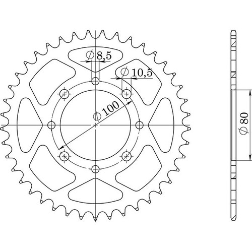 Steel crown p520 - steel, z41
