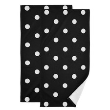 Polka Dot Hand Towels for