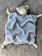 Kaloo Plume Blue Bear Baby Comforter Blankie Soother Blanket soother exc cond