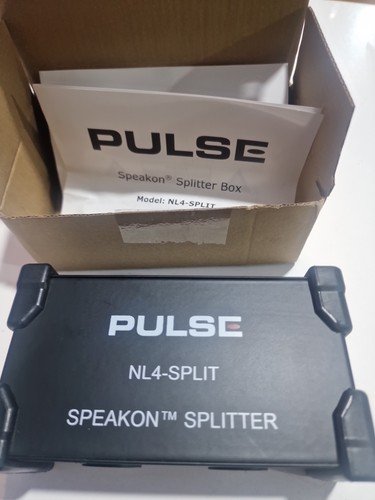 Pulse speakon splitter box - splitter,