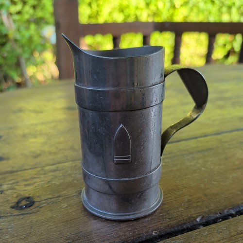 Vintage trench art pouring - trench,