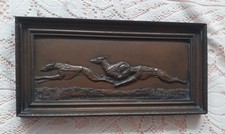 RACING GREYHOUND NORTH LIGHT 1982 WALL PLAQUE