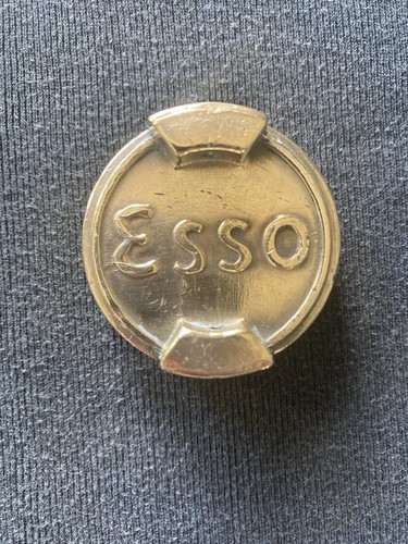 Vintage original brass esso - original,