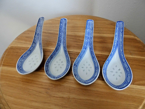 Chinese spoons rice - chinese, grain