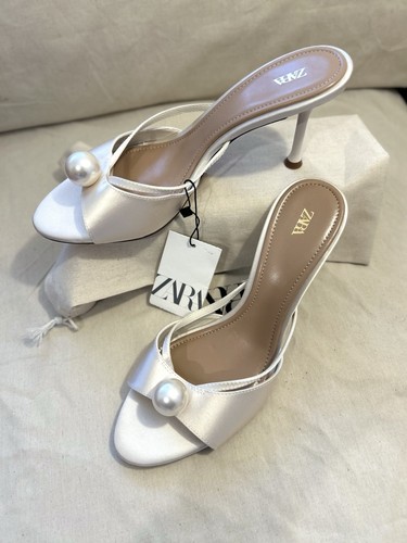 Zara nwt bridal - zara, heels