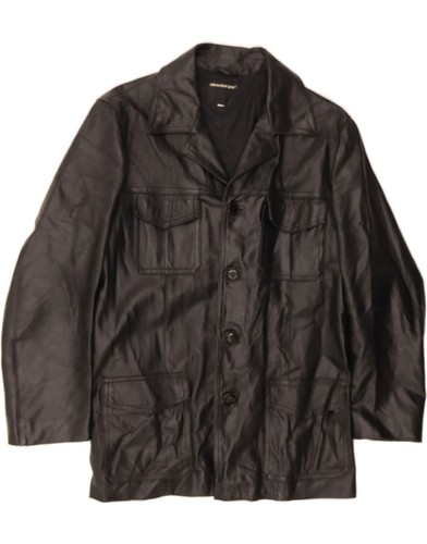Vintage mens leather - jacket, uk