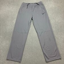 Nike Track Pants Adult Extra Large Grey Y2K Swoosh Baggy Hip Hop Joggers Mens