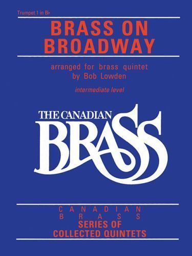 Brass broadway trumpet in - brass, on