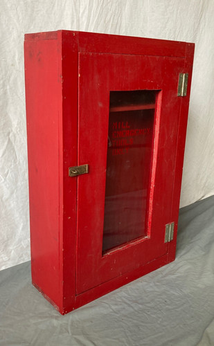Vtg wood wall mounted mill - wood,