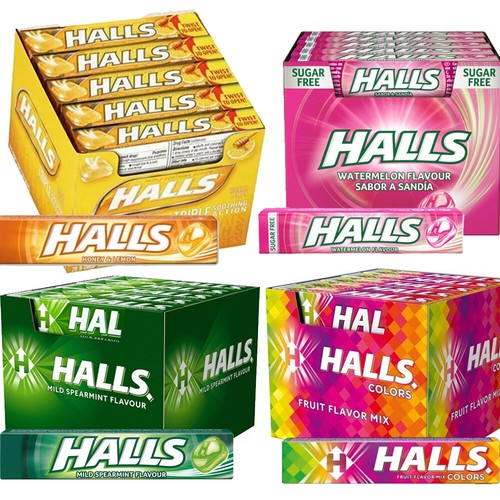 Halls honey lemon mix - honey,