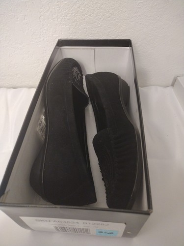 Markon black suede loafers - markon,