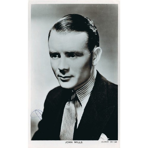 John mills autograph - -,