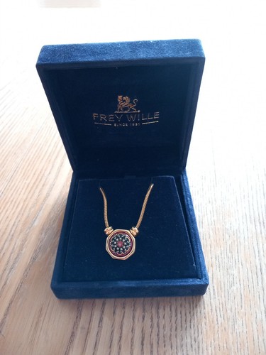 Frey wille enamelled pendant - enamelled,