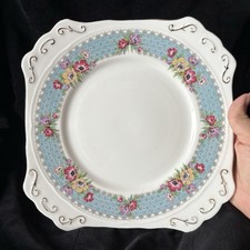 Glen Devon Gladstone Vintage Hand Painted Floral Serving Plate