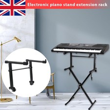 2 Tier Keyboard Stand Attachment Metal Piano Keyboard Stand Electronic Keyboard