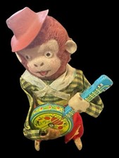 Vintage Banjo Player Windup