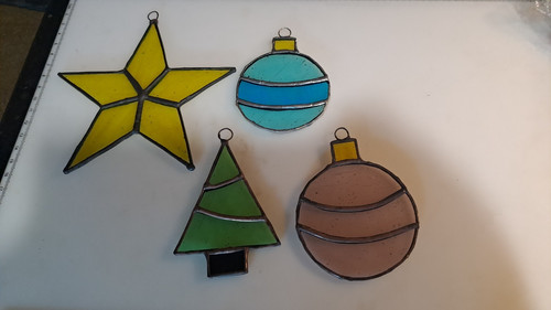 Four real stained glass - real,