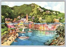 D320375 Portofino. Dreamy Corner. Acquarelli d Italia. Tigullio Pittoresco