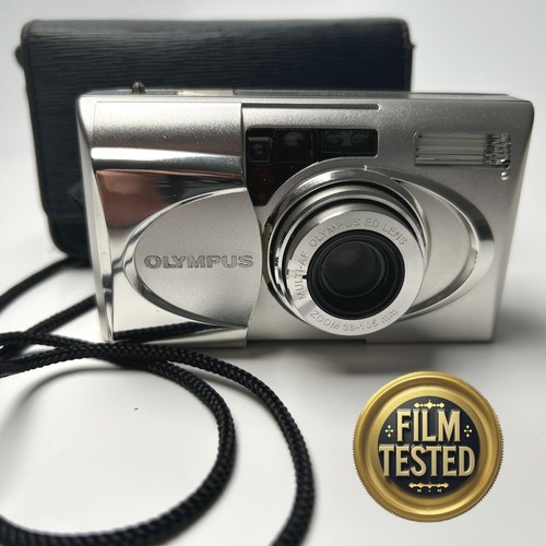 Olympus mju metal 35mm film - olympus, v