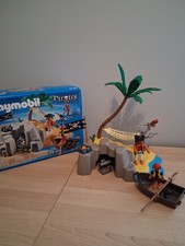 Playmobil Pirate Island. With Treasure Chest. 4139. Comes With Box.