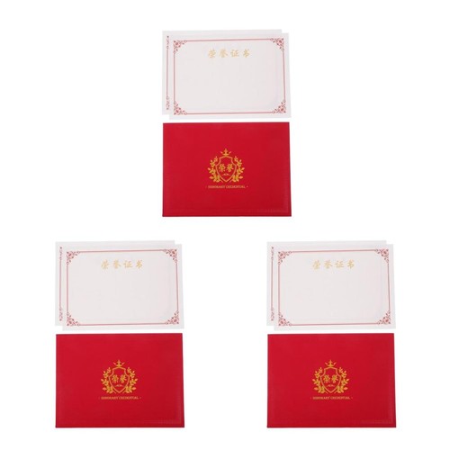 Elegant red certificate holder - red,