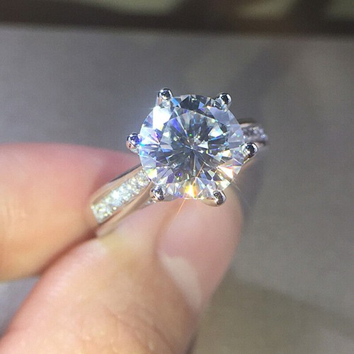 Solid 14k white gold - gold, 2.35ct