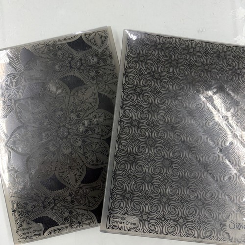 Sizzix embossing folders - 3d,