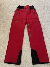 Spyder Big Mountain Pro Team Gore-Tex Ski Pants – Red – Size M / Medium Mens 