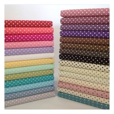 3mm Polka Dot Collection 100% Cotton Fabric, Sewing, Craft, Spots ROSE & HUBBLE