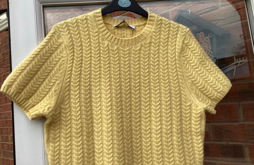 Bnwt zara cable knit yellow - zara,