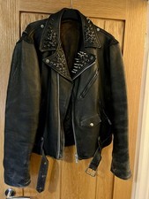 Vintage Leather Biker Jacket