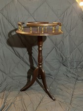 Vintage Mahogany Wood Round
