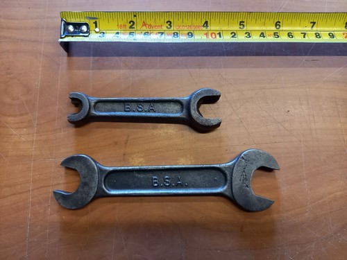 Vintage bsa spanners x - 2,