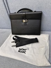 Montblanc 4810 Westside Double Gusset Leather Briefcase – Black
