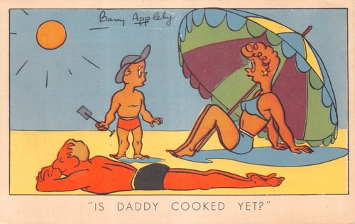 Mixed old comic postcard - mixed,