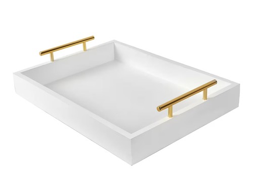 White decorative serving - decorative, or