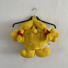 VINTAGE LITTLE MISS SUNSHINE BACKPACK - YELLOW - RETRO BAG 1998 MR MEN