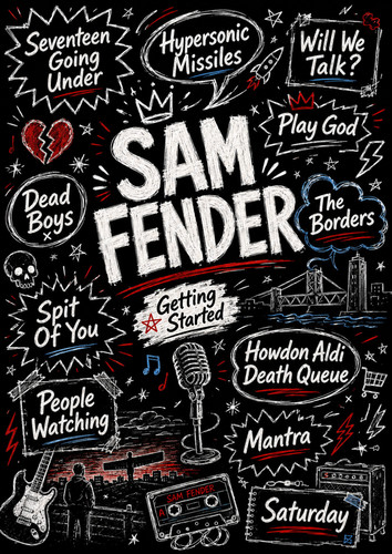 Sam fender music - music, print