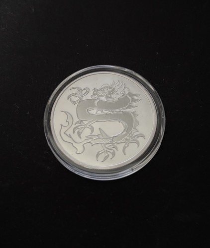 1oz lunar dragon silver round - 1oz,
