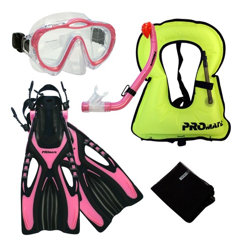 Junior snorkel vest snorkeling - snorkel,