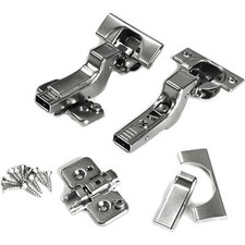 Blum Soft Close Inset Hinge 71B3750 & Mounting Plate 173H7100 & Covers x 2