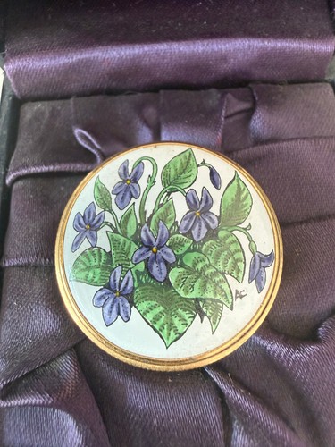 Crummles enamel pill box - ,
