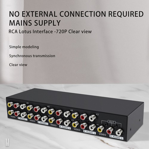 Rca switch box in1 - switch,