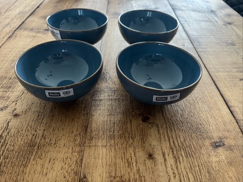 Denby azure rice bowls set - azure,